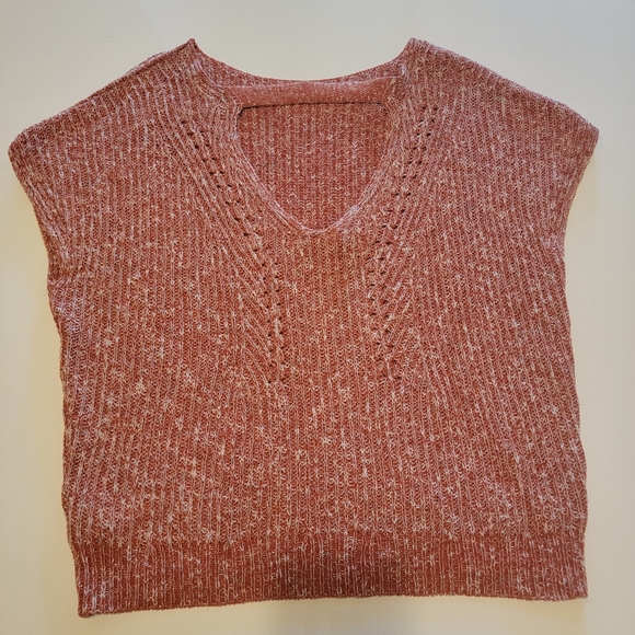 Anthropolgie Pilcro and the Letterpress Oversized Open Back Sweater Top - Picture 2 of 12